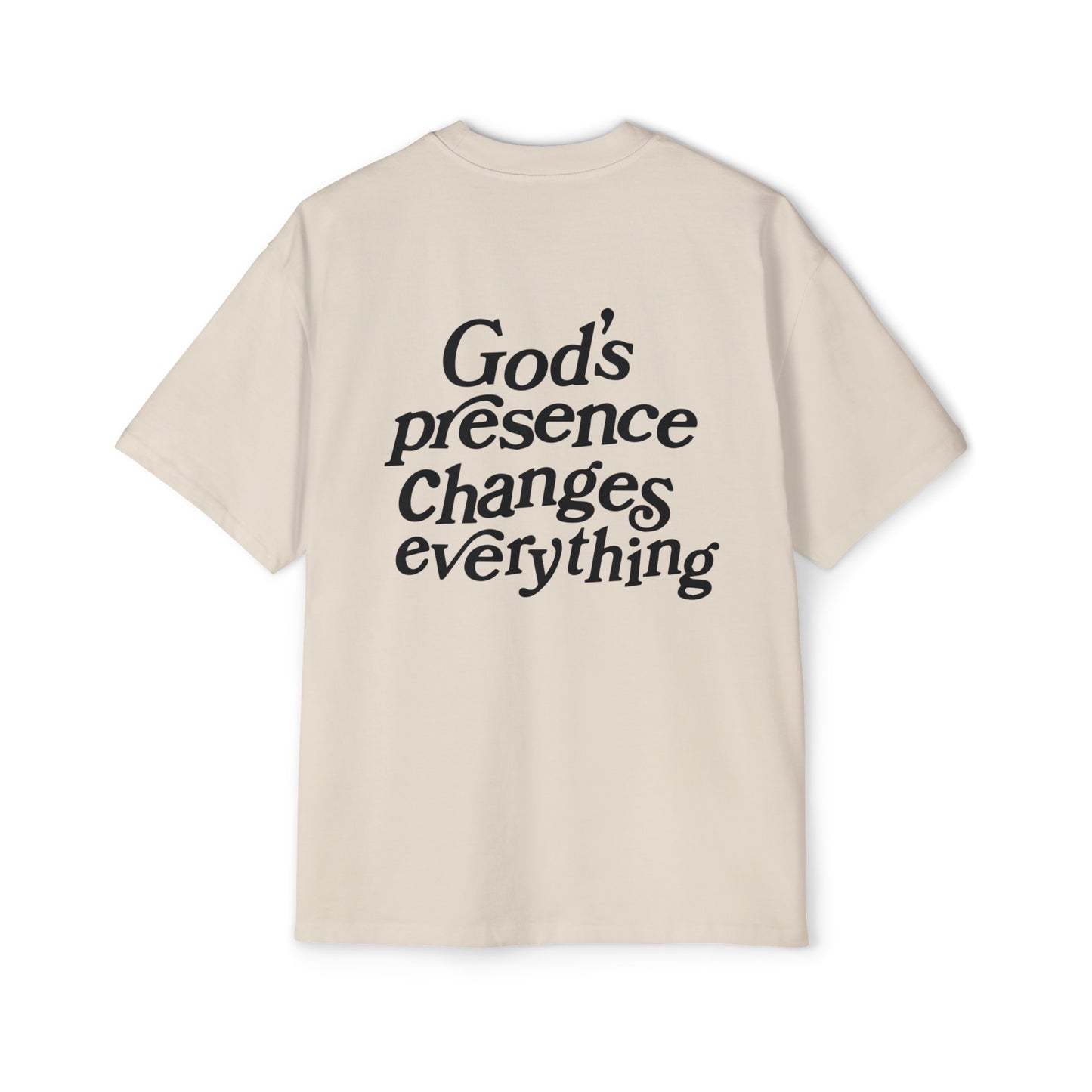 GOD'S PRESENCE OVERSIZED TEE